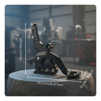 Water Transfer Print Finish Extended Front Mudguard Long-Lasting ABS Plastic Lengthened Front Mudguard Kit Easy Installation Carbon Fiber Texture Mudguard Sporty Look for Wet Road Riding, Rainy Weather, City Commuting