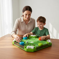 4 Player Soccer Game Family Enjoyable Tabletop Soccer Showdown Set Multiplayer Desktop Game for Families, Kids, Home, Party