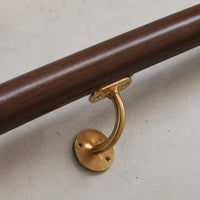 316L Stainless Steel Wall-Mounted Stair Handrail Bracket, Gold Finish