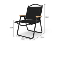 Quick Setup Foldable Chair with Backrest Lightweight Camping Folding Chair Stable Triangle Structure Camping Backrest Armrests for Picnic, Fishing