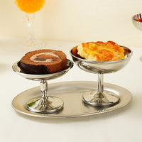 304 Stainless Steel Dessert Bowl with Stem
