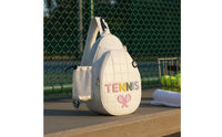 Tennis Racket Bag Large Capacity Tennis Bag Multiple Pockets Convertible Crossbody Backpack for Travel