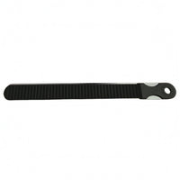 Flexible Ice Skate Strap Textured Skate Strap Reinforced Retaining Band Silver-Toned Patches
