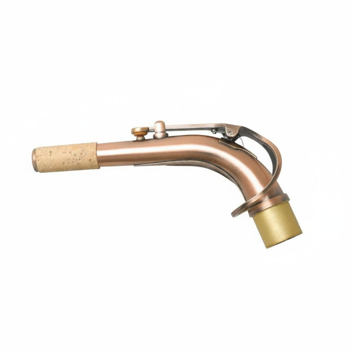 24.5mm Brass Saxophone Neck Good Ventilation altos Saxophone Breath Channel Tight Musical Instrument Part for Saxophonists, Performance