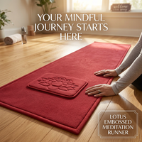 Thickened Meditation Mat, Prayer Mat, Comfortable Floor Mat for Relaxation, Extra Thick Exercise Mat, Dhurrie for Bedside Reading