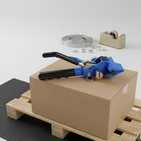 Stainless Steel Banding Tool Heavy Duty Steel Strap Fastening Tool Ergonomic Anti-Slip Grip Manual Banding Pliers for Warehouse