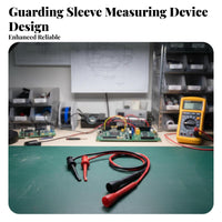 2 Pieces Universal Type 2mm Plug Test Hook Push-in Connection Multimeter Test Hook Lead Non-Slip Grip for Students, Testing Facility Oratory