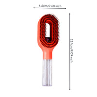 Dense Bristles Spray Hair Comb Transparent Handle Detachable Bottle Comb Handheld Misting Hair Brush Retail Box Packaging