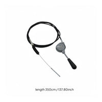 Long-Lasting Excavator Throttle Cable Flexible Excavator Throttle Handle Rustproof Engine Control Cable Universal Replacement for Repair