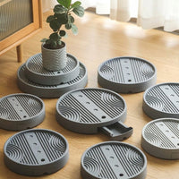 Plant Saucer with Invisible Tray and Roller Tray, Thickened Watering Tray with Universal Wheels, Indoor Outdoor Garden Plant Stand for Pots