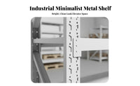 High Load Capacity Warehouse Storage Shelf Thickened Steel Heavy Duty Storage Rack Sturdy Construction Heavy Duty Shelving Unit Stable Structure for Storeroom, Basement