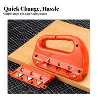 Steel Blade 45 Degree Border Planer Long-Lasting V-Channel Hand Planer Efficient Trimming for DIY Enthusiasts, Construction Site
