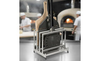 Pizza Peel Ventilated Rack 304 Stainless Steel Pizza Peel Paddle Holder Rack Food Storage for Restaurants