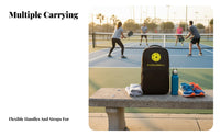 Pickleball Paddle Bag Waterproof Pickleball Racket Case Crossbody Racket Bag Wear-Resistant Large Capacity for Travel
