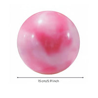 Print Exercise Ball Bouncy Children Training Ball Colorful Sports Gear for Infants, School, Dance, Stretching