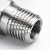 Spray Tip 4BSPT Male Thread, 304 Stainless Steel Industrial Spray Nozzle, Flat Tip, High Pressure Wash Nozzle, Cleaning Nozzle for Industrial Cleaning