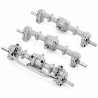3 Pieces Metal Elevated Axle Set High Ground Clearance Front Rear Elevated Axles Larger Tire Space Rc Car Axle Bridge for Rough Terrain