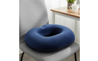 Viscoelastic Foam Seat Pad Breathable Textile Coccyx Pad Viscoelastic Foam Circular Pillow Removable Cover Chair Pad