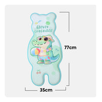 Universal Fit Baby Stroller Cooling Pad Skin-Friendly Car Seat Cooling Liner Ergonomic Design TPE Gel Seat Mat Cartoon Print for Summer