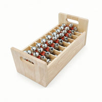 Hand Bells with Wooden Box Portable Classroom Jingle Bells Percussion Instrument Musical Rhythm Toys for Preschool