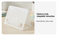 Portable Foldable Bookrest with sheet holders Multi-Functional Adjustable perusing Rest Eron the movenomic Book Stand Handshandshands-off for Professionals, Musicians, Study Room, Home Office, Bedroom, Library