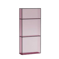 Self-Standing Standing 3-Tier Exposed Shelf Rack Modern Design 3-Tier Narrow Bookshelf Space-Saving Design Bookcase Easy Assembly for Office Workers, Apartment Dwellers, Homeowners, Living Room, Study, Small Areas, Bedroom