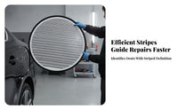Built-in Handle Round Reflective Inspection Board Compact Foldable Damage Inspection Board