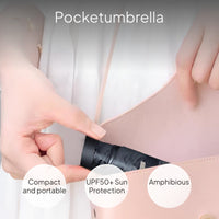 Ultra Mini 5-Fold UV Umbrella, Portable Sun & Rain
