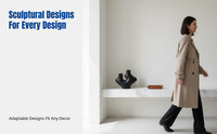 Luxury Handmade Ceramic Sculpture, Modern Art Decor, Minimalist Living Room TV Cabinet Decoration