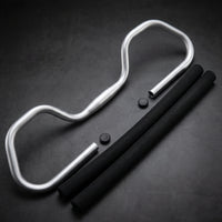 Aluminum Alloy Butterfly Bar with Grips Ergonomic Butterfly Handlebar Wide Trekking Handlebar Matte for Cyclists, Commuting, Road Biking