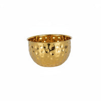 Easy to Clean Stainless Steel Mixing Bowl Long-Lasting Hammered Salad Bowl Rust Resistant Household Dishware Large Capacity for Bar, Karaoke, Party