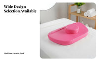 High-Density Sponge Beauty Bed Face Pillow Quick Rebound Salon Bed Face Cushion Ergonomic Design for Lash Technicians, Estheticians