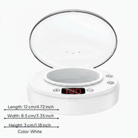 Electric Cosmetic Heater Minimalist Portable Cosmetic Heater Beauty Tool Display Buttons