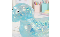 Glittery Dachshund Squishy Toy Soft Dachshund Squishy Glitter Gel Wiener Dog Stress Ball Anxiety Relief for Desk, Office