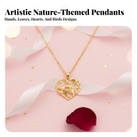 Holding Hands Necklace Charm Necklace Sentimental Gift Mother Child Necklace