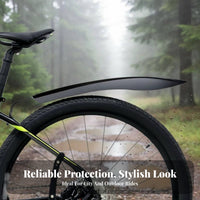 2 Pieces Mountain Bike Mudguards Rainproof Mountain Bike Mudguard Set Cycle Mudguard Set Long-Lasting Cycle Spray Guard