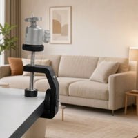 Adjustable Desk Mount with 1/4-Inch Screw Sturdy C-Clamp Mount Versatile C Clamp Long-Lasting for Studios