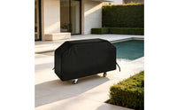 Grill Cover with Drawstring Weatherproof Barbecue Cover with Ties Weather-Resistant for Backyard, Patio