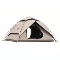 Automatic Double Layer Dome Tent 210D Oxford Material Double-Layer Tent Fiberglass Poles Outdoor Shelter Ground Stakes and Guy Lines