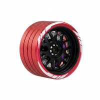 Aluminum RC controller Steering Wheel Universal Universal Metal Handset Wheel Easy to Install Remote Control Accessory for Car Drifting