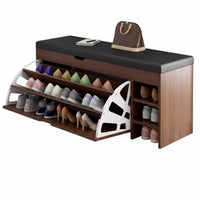 Entryway Shoe Rack Bench Dustproof Household Furniture for Hallway