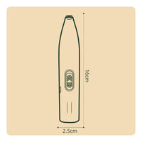 Low Noise Design Pet Paw Trimmer with Light Safe Rounded Blade Dog Paw Shaver Single-Button Operation Pet Hair Trimmer Interchangeable Heads