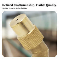 Versatile Use 45 Degree Brass Nozzle Rust Resistant High Pressure Misting Nozzle Long-Lasting for Farmers, Gardeners, Agriculture
