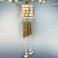 Wooden Metal Tube Wind Chime Home Decor Gift