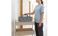 Housekeeping Shower Basket Supply Organizer with HandleEasy to Organize Maid Carrier Multi-Use Household Storage for Janitorial Work