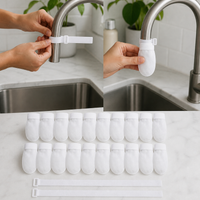 Faucet Filter Cotton Splash-proof Net for Kitchen and Home Water Purification, Washable