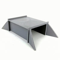 HO-Scale Railway Culvert 1:87 Model Underpass Molded Scenery Model Kit Miniature for Modelers, Hobbyists, Dioramas