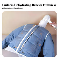 Quick Dry Hair Dryer Clothes Drying Bag Space-Saving Inflatable Clothes Drying Bag Fluffs Garments for Travelers, Home, Hotel, Business Trip