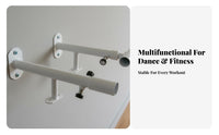 Adjustable Height Dance Barre Double Installation Wall Mounted Dance Bar Stable Design Adjustable Dance Bar for Adults, Dancers, Home