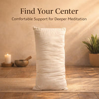 Meditation Cushion Carry Handle, Bolster Pillow for Floor Sitting, Supportive Floor Sitting Cushion, Rectangular Bolster Pillow for Home